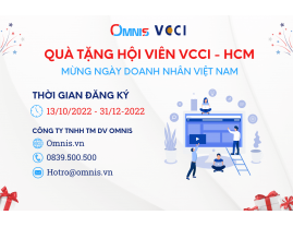 OMNIS phối hợp cùng VCCI tặng quà tới các Hội Viên nhân ngày Doanh Nhân Việt Nam 13/10